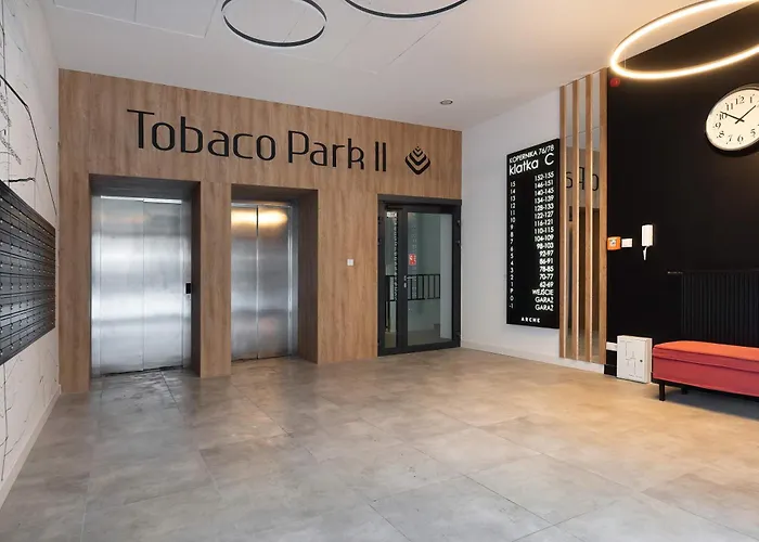 アパート Tobaco Park Ii Modern With Parking Near Atlas Arena In By Renters ウッチ