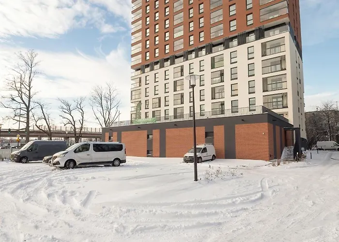 アパート Tobaco Park Ii Modern With Parking Near Atlas Arena In By Renters ウッチ