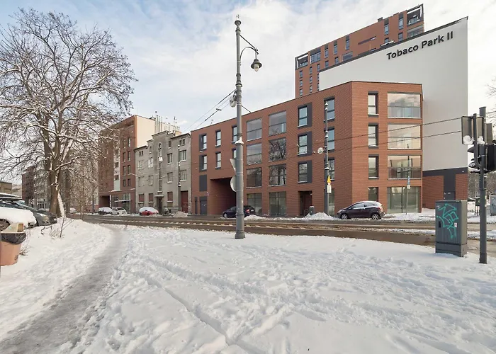 Apartamento Tobaco Park Ii Modern With Parking Near Atlas Arena In By Renters *